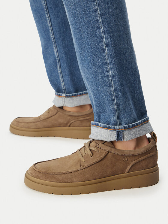 Clarks Półbuty Polden Moc 26186452 Beżowy