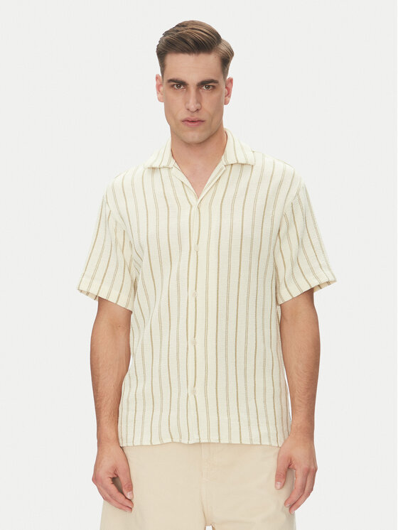 Jack & Jones Koszula Coba 12271060 Beżowy Relaxed Fit