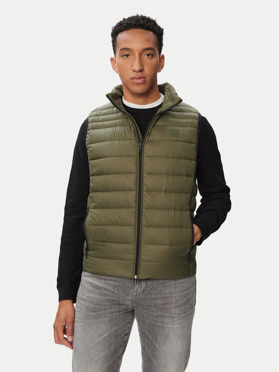BOSS Bezrękawnik Odeno2 50549243 Zielony Regular Fit