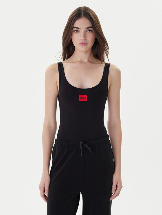Hugo Body Red Label 50486017 Czarny Slim Fit
