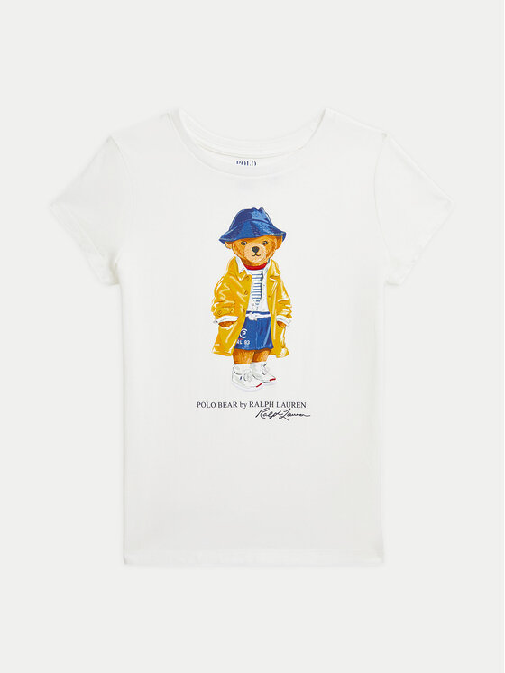 Polo Ralph Lauren T-Shirt 313957377001 Biały Regular Fit