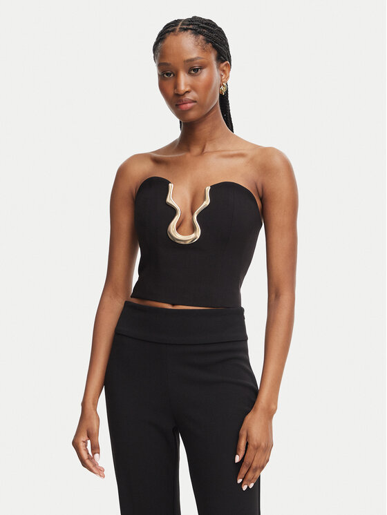 Bardot Top Paltrow 60463TB Czarny Slim Fit