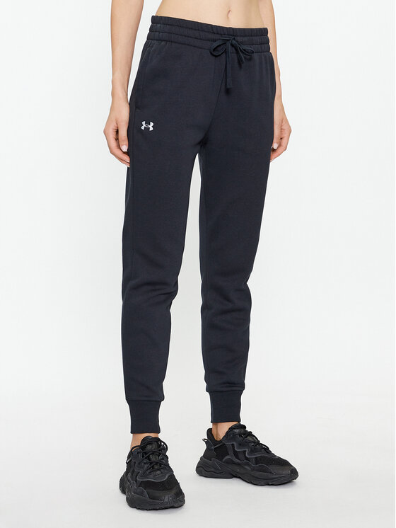 Under Armour Spodnie dresowe Ua Rival Fleece Jogger 1379438 Czarny Loose Fit