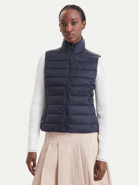 Lacoste Kamizelka BF0602 Granatowy Regular Fit
