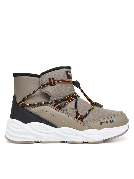 Skechers Śniegowce Turbo Tread 406385L TPBK Szary