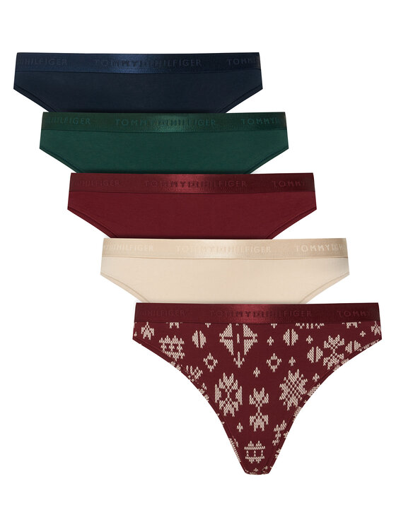Tommy Hilfiger Komplet stringów UW0UW06344 Kolorowy
