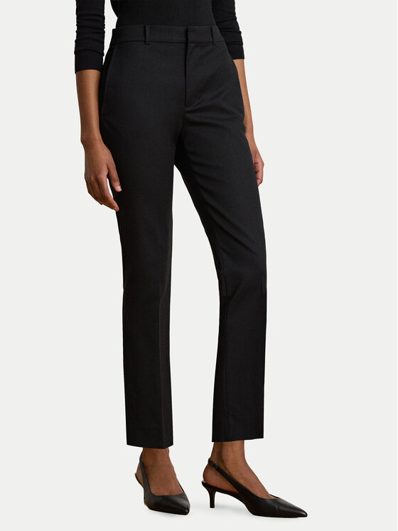 LAUREN RALPH LAUREN Spodnie materiałowe 200P14610003 Czarny Slim Fit
