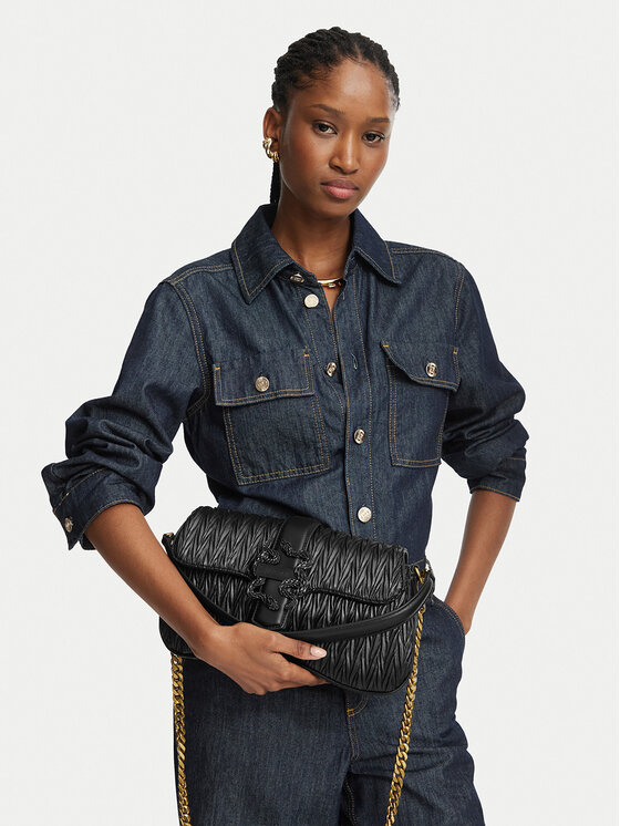Just Cavalli Torebka Iconic Snakes 81RA4BA1 ZSD90 Czarny