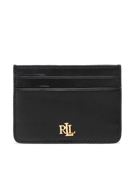 LAUREN RALPH LAUREN Etui na karty kredytowe Slim Card 432876732001 Czarny