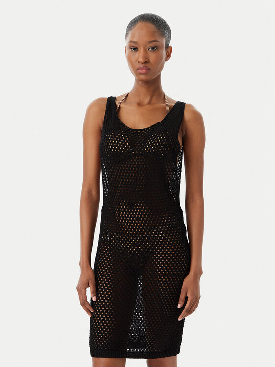 Guess Sukienka plażowa E6GK09 Z5632 Czarny Regular Fit