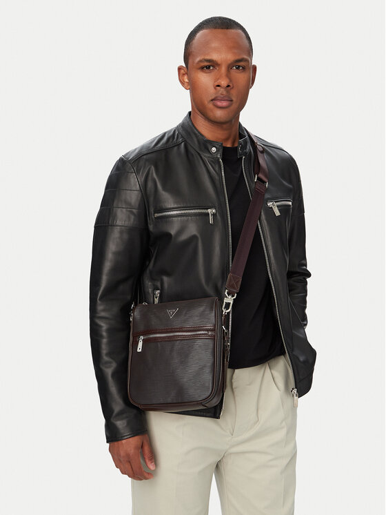 Guess Saszetka HMMIPW P6217 Brązowy ciemny