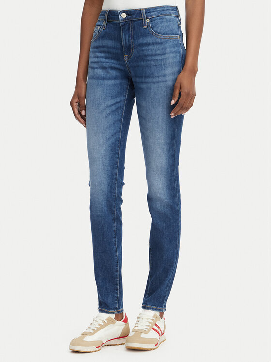 Tommy Jeans Jeansy Sophie DW0DW23101 Granatowy Skinny Fit