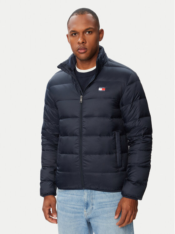 Tommy Jeans Kurtka puchowa DM0DM23231 Granatowy Regular Fit