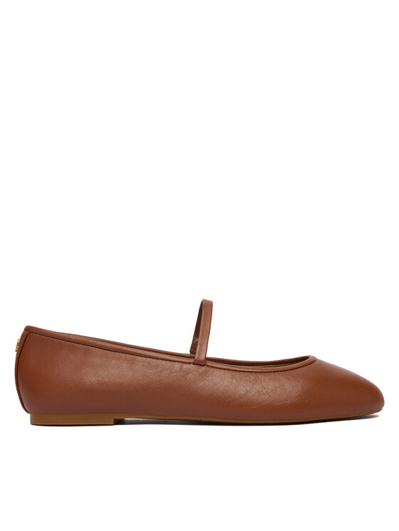 LAUREN RALPH LAUREN Baleriny 802977874002 Brązowy