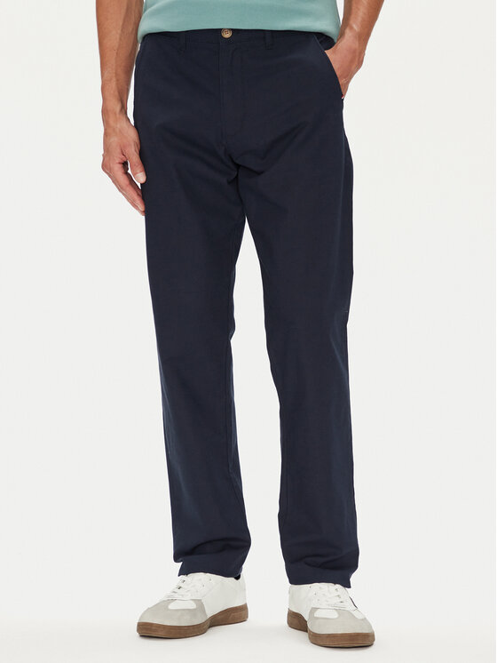 U.S. Polo Assn. Chinosy MUP3610 Granatowy Slim Fit