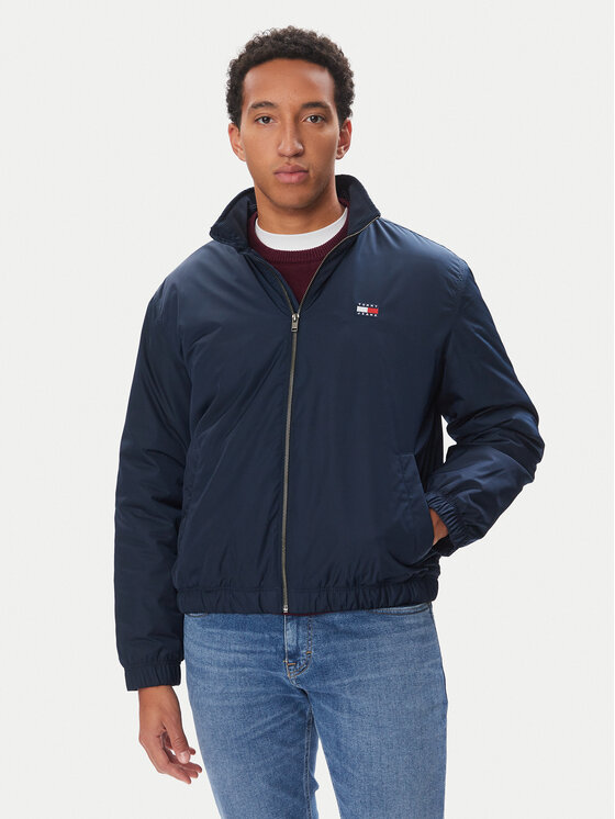 Tommy Jeans Kurtka przejściowa DM0DM21936 Granatowy Regular Fit