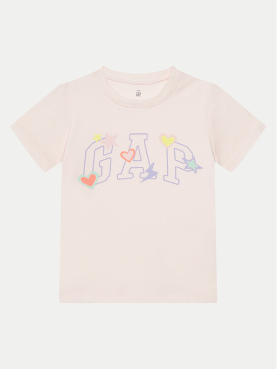 Gap T-Shirt 710283-04 Różowy Regular Fit