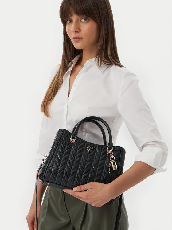 Guess Torebka Stacey HWGG97 41060 Czarny
