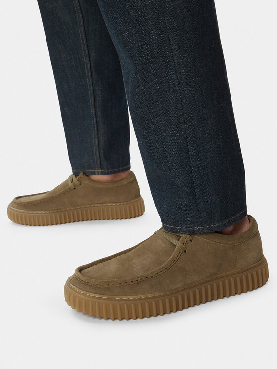 Clarks Półbuty Torhill Lo 26187378 Khaki