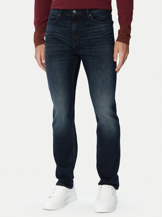 HUGO Jeansy 708  50568115 Granatowy Slim Fit