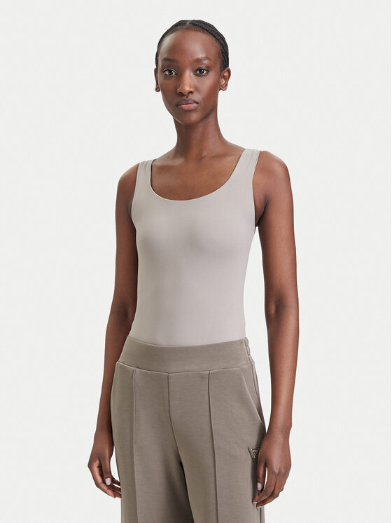 Guess Body V6YP17 K4709 Beżowy ciemny Slim Fit