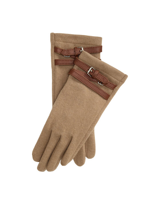 LAUREN RALPH LAUREN Rękawiczki 454P23589002 Beżowy ciemny