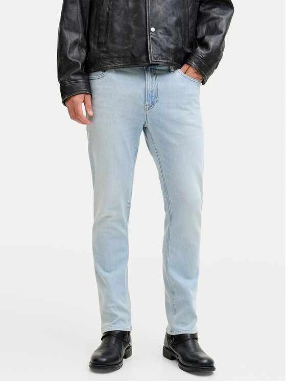Jack & Jones Jeansy Clark 12289105 Niebieski jasny Regular Fit
