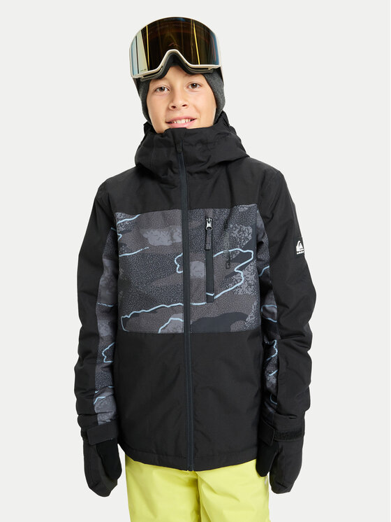 Quiksilver Kurtka snowboardowa Side Hit EQBTJ03220 Czarny Regular Fit