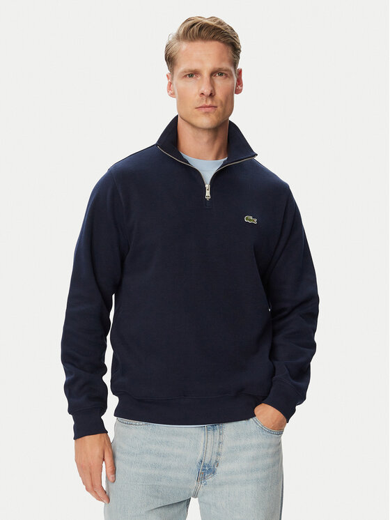 Lacoste Bluza SH1927 Granatowy Classic Fit