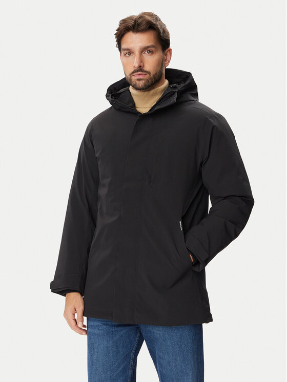 Jack & Jones Parka Ekeen 12298865 Czarny Regular Fit