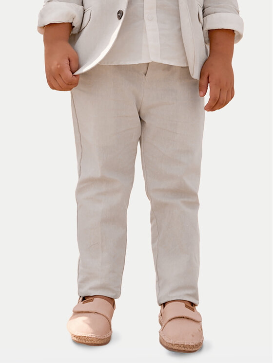 Mayoral Chinosy 3574 Beżowy Regular Fit