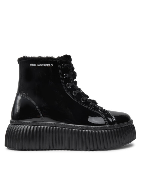 KARL LAGERFELD Trzewiki KL42334botki Czarny