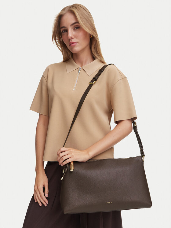 Furla Torebka Debby M WB02006 BX3353 CN 2460S Brązowy ciemny