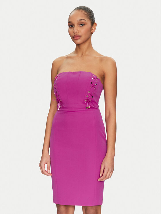 Artigli Sukienka koktajlowa ACAB000923 Różowy Regular Fit