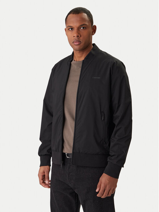 Calvin Klein Kurtka bomber Ls Matte LV040FM512 Czarny Regular Fit