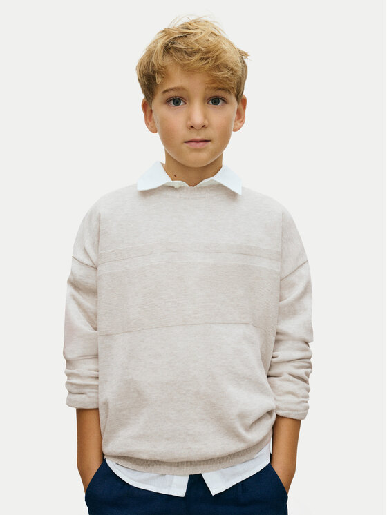 Mayoral Sweter 6356 Beżowy Regular Fit