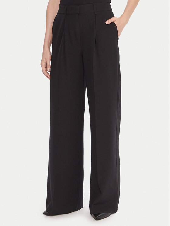 BOSS Spodnie palazzo C_Tiwi2 50545580 Czarny Wide Leg