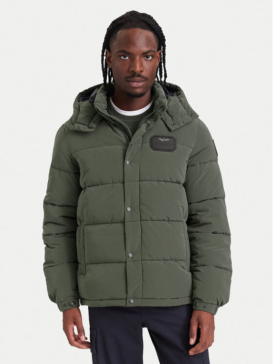 Aeronautica Militare Kurtka zimowa 262AB3072UCT04358 Khaki Regular Fit