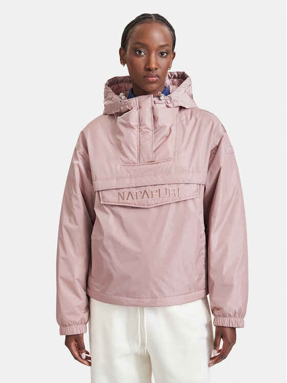 Napapijri Kurtka anorak Rainforest Optique W NP0A8AHAP241 Różowy jasny Oversize