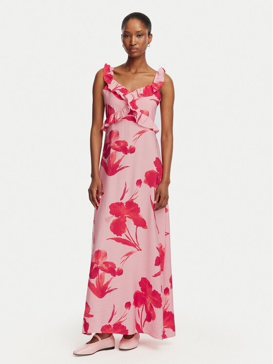 ONLY Sukienka letnia Hyaci 15372511 Różowy Regular Fit