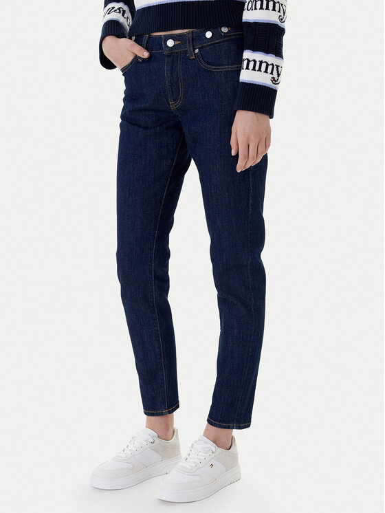 Tommy Jeans Jeansy Lucy DW0DW22432 Granatowy Slim Fit