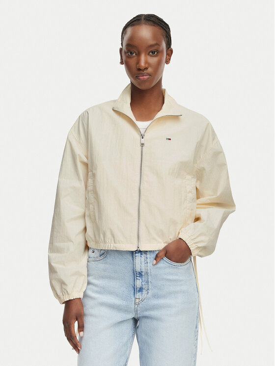 Tommy Jeans Kurtka przejściowa DW0DW22325 Biały Regular Fit