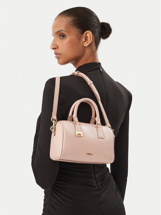 Furla Torebka A Olivia Mini Boston WE00933 A.0023 4655S Różowy