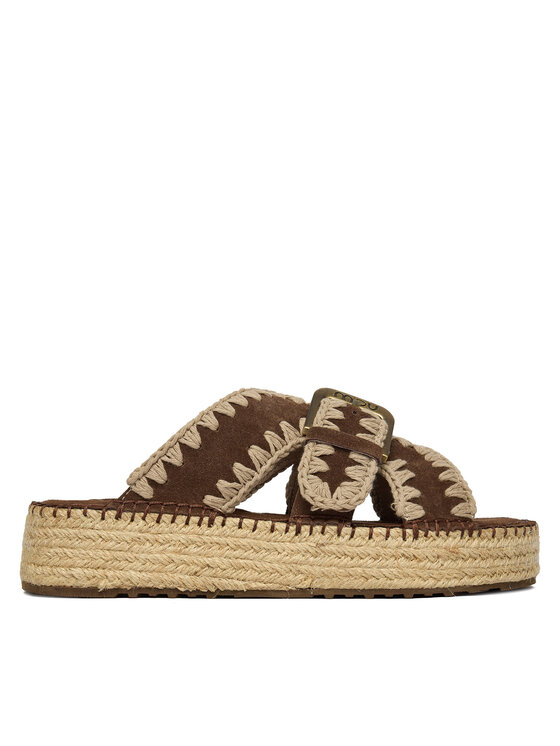 Mou Espadryle MU.SW641003A Brązowy