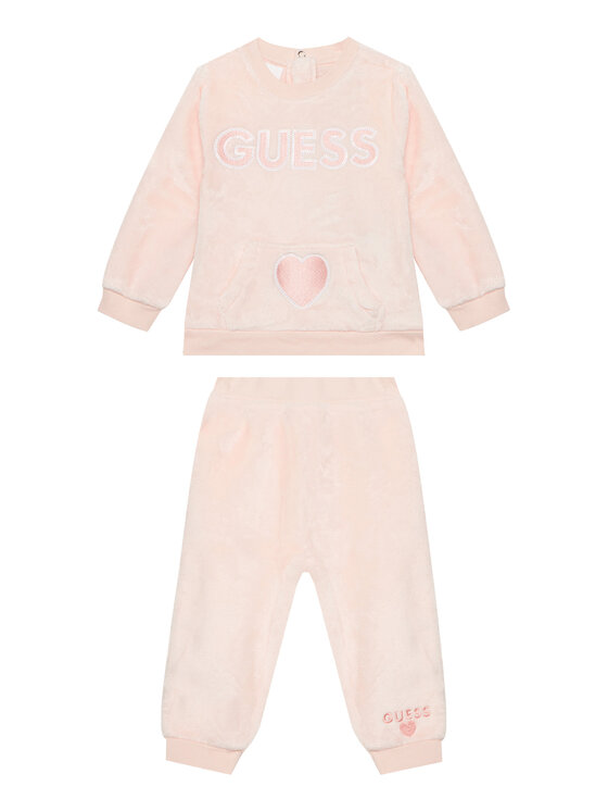 Guess Dres A6BG14 W4050 Różowy jasny Regular Fit