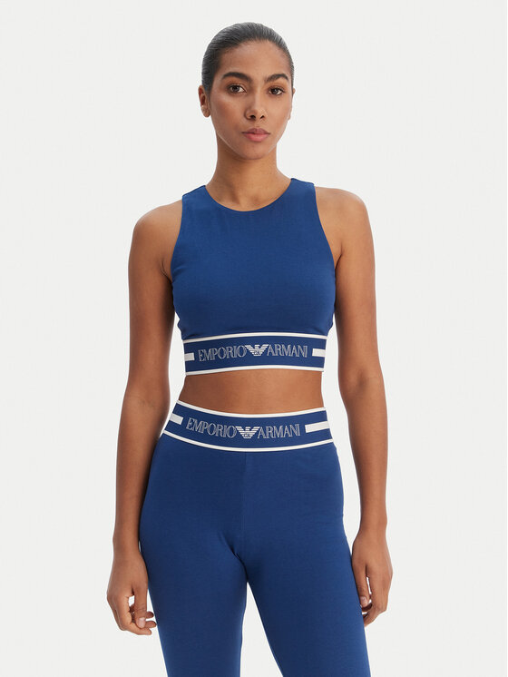 Emporio Armani Underwear Top EW002960 AF19023 UB078 Granatowy Slim Fit