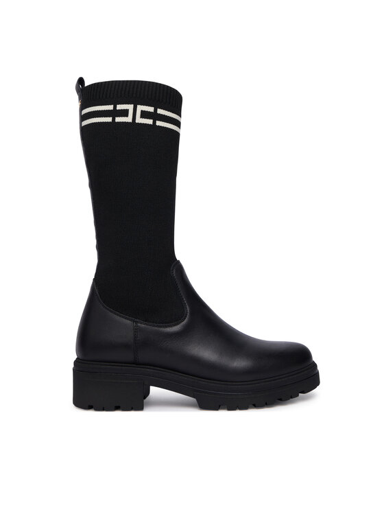 Elisabetta Franchi Botki F4A6-E0731-1316 Czarny