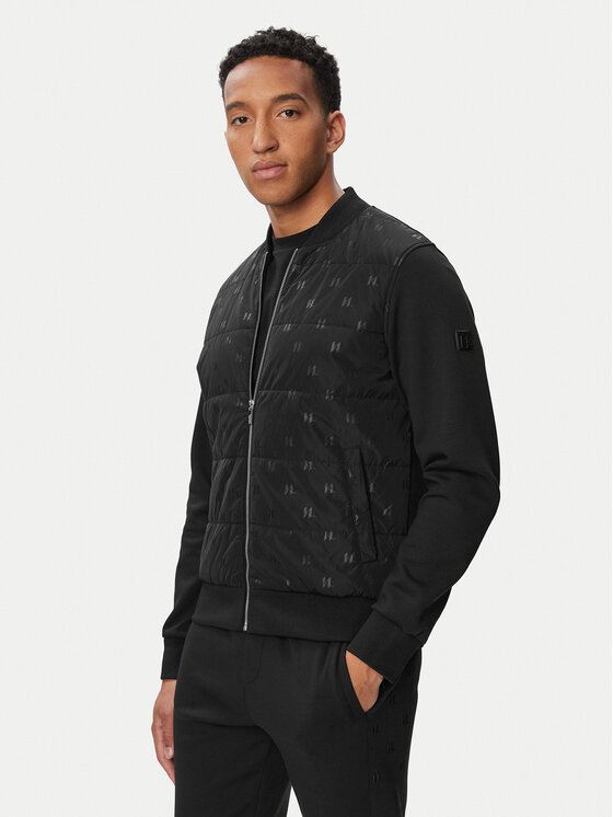 KARL LAGERFELD Kurtka bomber 505061 563902 Czarny Regular Fit