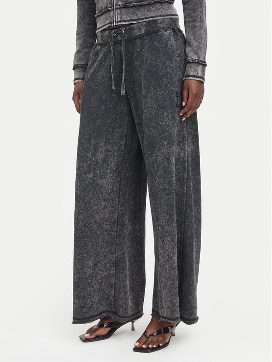 Juicy Couture Spodnie dresowe JCWBJ226321 Czarny Relaxed Fit