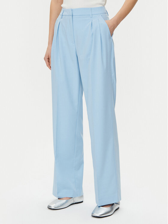 Vero Moda Spodnie materiałowe Liba 10324626 Niebieski jasny Wide Leg